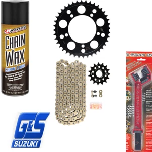 Kit de piñón de cadena de aceleración rápida RK Suzuki GSXR600 dorado 520 15T 42T - Imagen 1 de 6