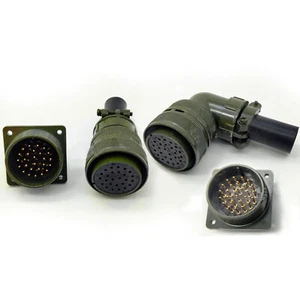 Set 26 pin spina aviazione standard militare MS3108A28-12S MS3102A28-12P connettore - Foto 1 di 13