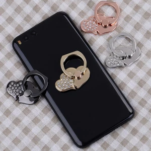 Heart grip ring stand holder for all mobile phone 360 finger tablet cell phon XK - Picture 1 of 10