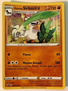 Pokemon Rebel Clash Galarian Sirfetch'd 95/192 Holo NM/M  - Bild 1 von 1