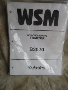 Manual de taller Kubota B3000 9Y111-05740 - Imagen 1 de 6