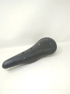 Vintage Selle Saddle Unicanitor Selle Pre Cinelli Noir Vélo - Picture 1 of 8