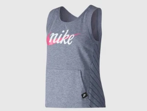 NWT Girl's NIKE Tanktop Top Slate/Ashen MSRP $35 Small S - Picture 1 of 5