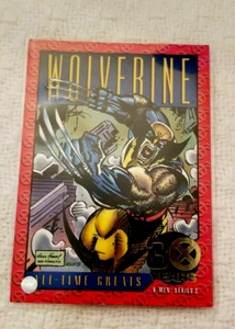 1993 WOLVERINE 30 YEARS MARVEL COMICS TRADING CARD W/ PROTECTIVE SLEEVE - Picture 1 of 2
