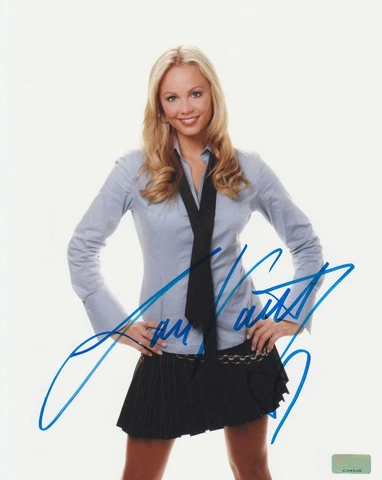 Laura Vandervoort Signed 8x10 Photo Into The Blue Celebrity Authentics COA Cover