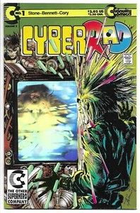 CYBERRAD #1 CONTINUITY COMIC BOOK 2nd series Neil Adams CIRCA 1992 Hologram cv - Picture 1 of 2