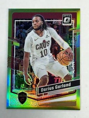 2023-24 Donruss Optic Basketball Darius Garland Lime Green Prizm /149 - Image 1 of 2