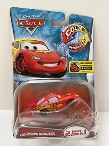 Disney Pixar Cars Cambiadores de Color RAYO MCQUEEN 2 Trabajos de Pintura en 1 NUEVO Sellado - Imagen 1 de 7