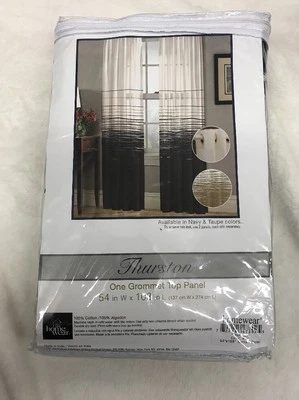 Panel superior Thurston One Grommet 54 pulgadas X 108 pulgadas L 137 cm W X 274 cm L ROPA DE HOGAR Foto 1 de 2