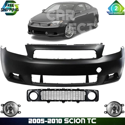 Front Bumper Cover Fascia & Fog Light Assembly For 2005-2010 Scion tC Foto 1 de 4