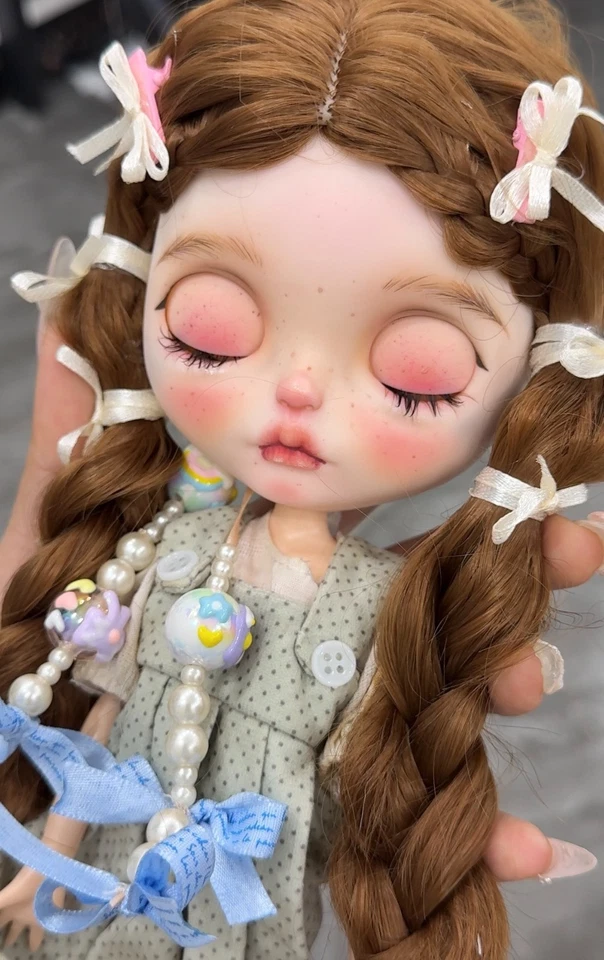 Boneca Blythe feita à mão RBL personalizada com roupas + peruca OB24/OB22 1/6 boneca boneca BJD - Imagem 1 de 4