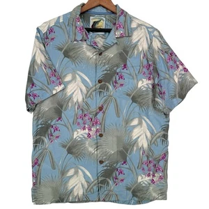 Tommy Bahama Palma Novella Silk Camp Shirt Herren M Floral Kurzarm - Bild 1 von 14