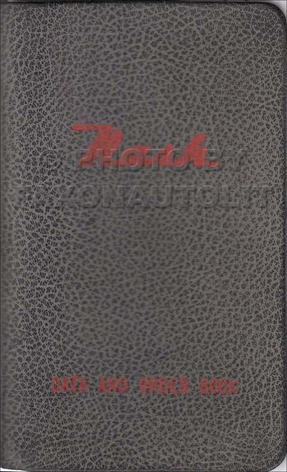 Nash Data Book 1946 - Opciones Especificaciones Accesorios Foto 1 de 2