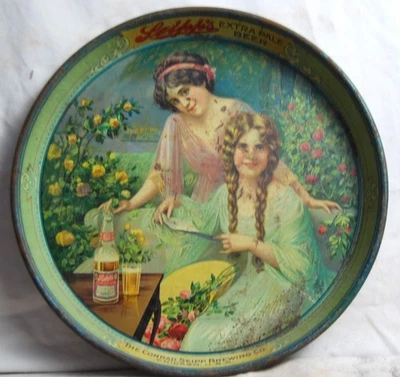 Винтажный пивной поднос Seipp's Extra Pale-The Conrad Seipp Brewing Co. Чикаго США - Изображение 1 из 4