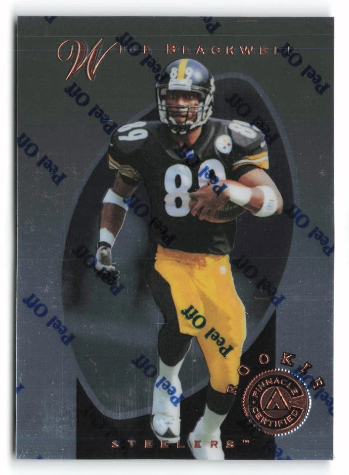 1997 Pinnacle Certified #143 Will Blackwell Rookie Pittsburgh Steelers RC - Image 1 of 2