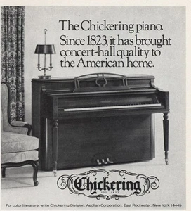 1973 Chickering Piano: Concert Hall Quality Vintage Print Ad - Picture 1 of 1