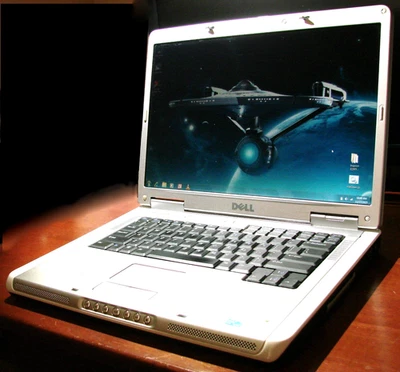 DELL INSPIRON E1505 15.4" RETRO DUAL BOOT XP/WIN7 T7600 2.3GHz 256GB SSD 4GB RAM - Image 1 of 4