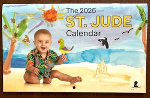 2026 Mini Half-Size Wall Calendar St. Jude Children's Hospital - Kids - Picture 1 of 5