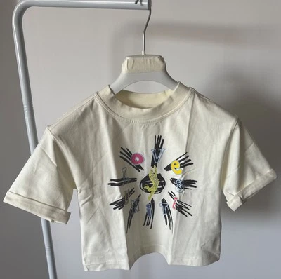 Adidas любовь объединяет женщин укороченный футболка белый UK6 коротким рукавом укороченный футболка - Изображение 1 из 2