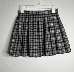Cali 1850 Damen Rock Gr. S schwarz kariert kurz Plissee Schulmädchen - Bild 1 von 7