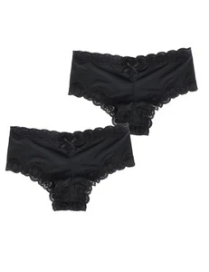 Women Lace Thong Plus Size Sexy Cheeky Panties Stretch Briefs Low Rise Seamle... - Picture 1 of 7
