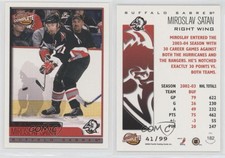 2003-04 Pacific Complete Red /99 Miroslav Satan #182