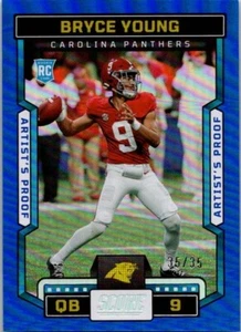 2023 SCORE ARTIST'S PROOF BLUE PARALLEL #301 BRYCE YOUNG RC 35/35 - Picture 1 of 2