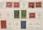 US Stock Transfer Lot of 9 Stamps Scott #s between RD2-RD16 Years 1918-1929