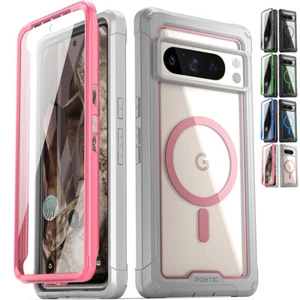 For Google Pixel 7 7A 7 8 Pro MagPro Case with Screen Protector Shockproof Cover - Picture 1 of 17