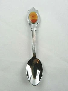Cuchara de recuerdo vintage Cataratas del Niágara Canadá 4 1/2" tono plata coleccionista - Imagen 1 de 3