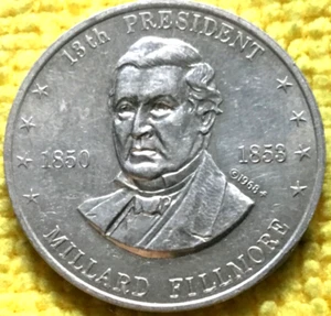 1968 Shell’s Mr. President Coin Game, Millard Fillmore, #107551, Franklin Mint - Picture 1 of 2