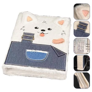 A5 Cute Samoyed Plush Photo Album Binder Idols Kpop Photocard Collection Book - Picture 1 of 16