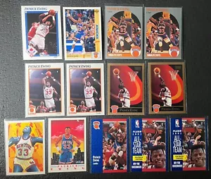 1990-91 PATRICK EWING CARD LOT, HOOPS, UPPER DECK, FLEER - Picture 1 of 3