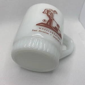 vintage Fire-king coffee mug “WHEELABRATOR” - Picture 1 of 11
