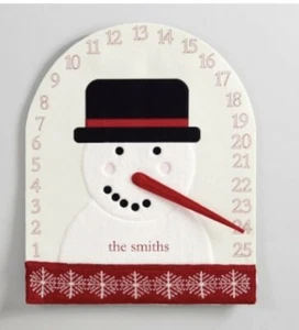 POTTERY BARN KIDS Silly Snowman Advent Calendar - NWT! - Picture 1 of 4