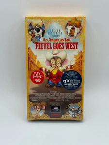An American Tail Fievel Goes West McDonalds (VHS, 1992) *Brand New - Picture 1 of 6