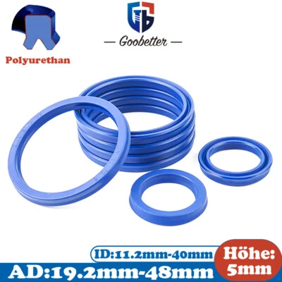 MARKENLOS Öldichtung PU DHS-Ringe Hydraulikzylinder Kolbenstange Wellendichtring Höhe 5mm