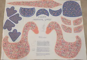 VTG Springs CALICO MOTHER GOOSE Fabic Panel "CUT & SEW" 4909 Blues & Pinks - Picture 1 of 6