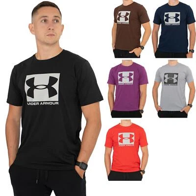 Under Armour Mens T-shirt Top Tee Boxed Sport Style Short Sleeve Jersey Casual - Image 1 of 4