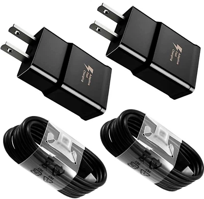 2Pack Fast Wall Charger + Type C Cable For Samsung Galaxy A03s A13 A43 A53 5G - Image 1 of 4