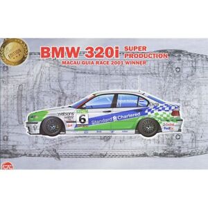 Platz #PN24041 1/24 BMW 320i E46 2001 Macau Guia Race Winner