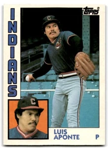 1984 Topps Traded Luis Aponte Cleveland Indians #2T - Picture 1 of 2
