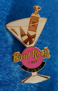 DUBAI UAE MIDDLE EASTERN DAGGER KHUNJAR MARTINI Hard Rock Cafe PIN LE A.T BACK - Picture 1 of 1