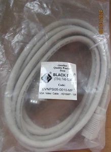NEW BLACK BOX EVNPS05-0010-MF PREMIUM VGA VIDEO EXTENSION CABLE MALE/FEMALE 10' - Picture 1 of 2