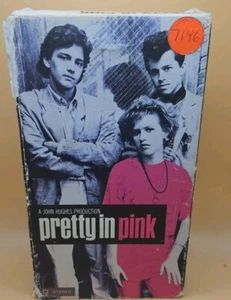 Pretty In Pink VHS 1986 Molly Ringwold Harry Dean Stanton Jon Cryer - Picture 1 of 4