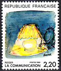 Frankreich postfrisch MNH Zeichentrick Cartoon Comic Reiser Lampe Technik / 12