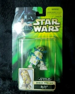 Star Wars Attack Of The Clones Sneak Preview R3 T7 Droid - Sealed Case - Picture 1 of 5