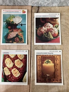 Vintage 1973 McCalls Great American Recipe Card Collection Low Calorie Dishes L - Bild 1 von 8