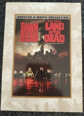 Dawn of the Dead/Land of the Dead George Romero 2 Movie Collection DVD Brand New Foto 1 de 2