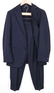 Suitsupply Havana Mens Suit UK38S Formal Wool Stretch Unlined Blue Slim - Picture 1 of 17